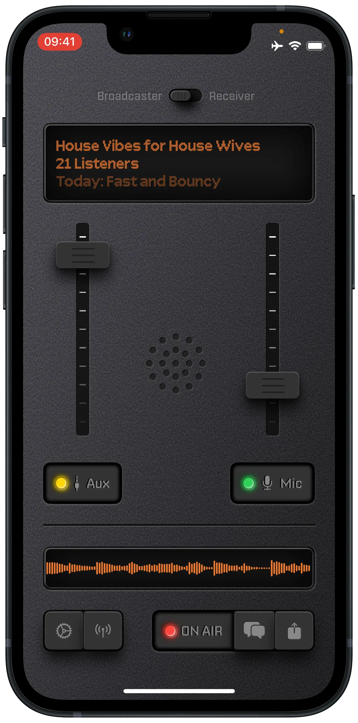 Macrowave iPhone receiver app